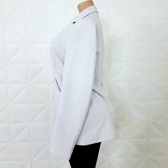 Lululemon Women's Ivory Slim Fit Wrinkle Free Stretch New Venture Blazer Size M - Picture 4 of 8